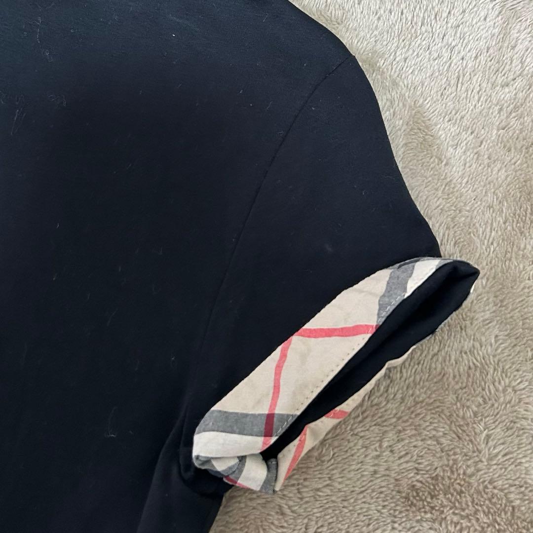 150㎝　バーバリーロンドンノバチェックドッキングワンピース