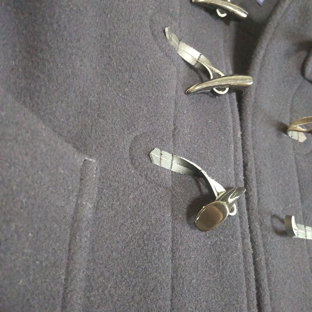 familiar ネイビー フード付きダッフルコート　現行　美品　ファミリア