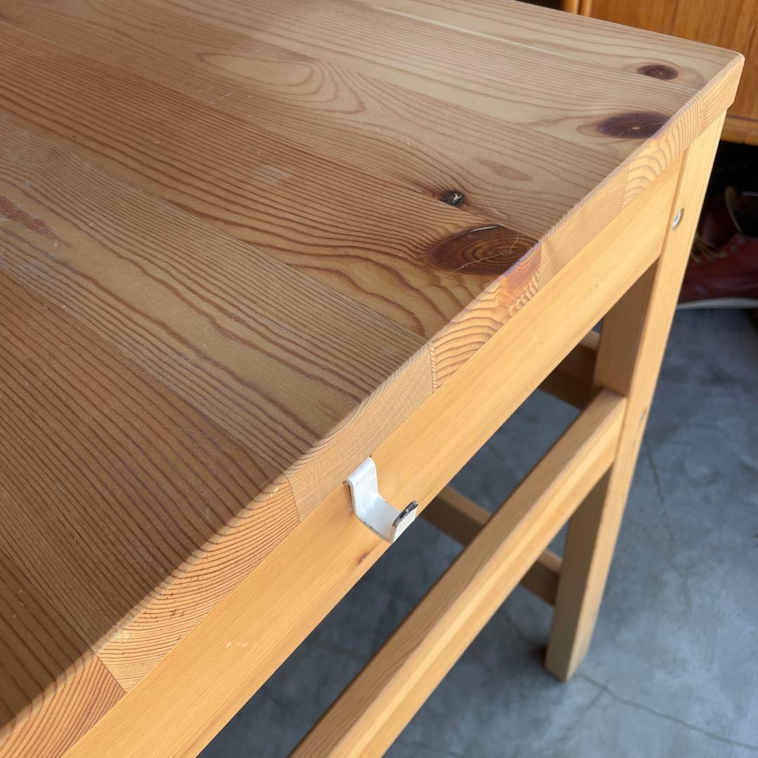 無印良品　パイン材デスク　机