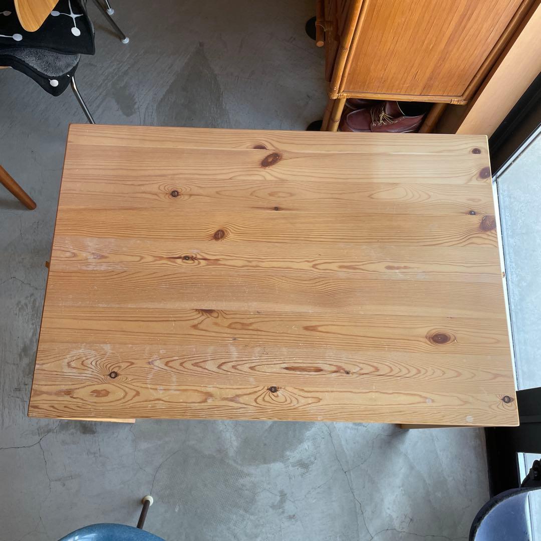 無印良品　パイン材デスク　机