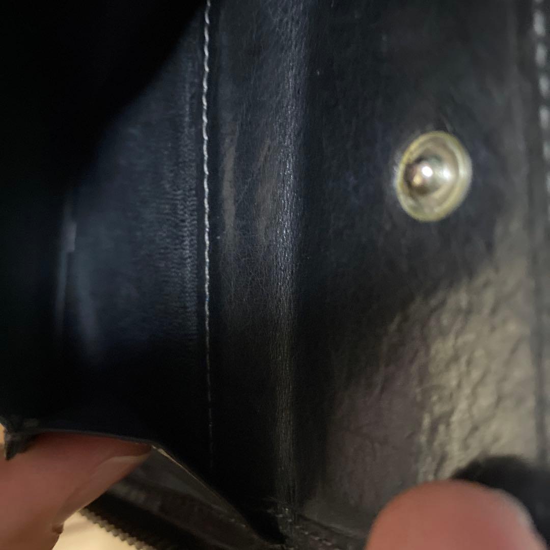 ソメスサドル　 二つ折りジップウォレット