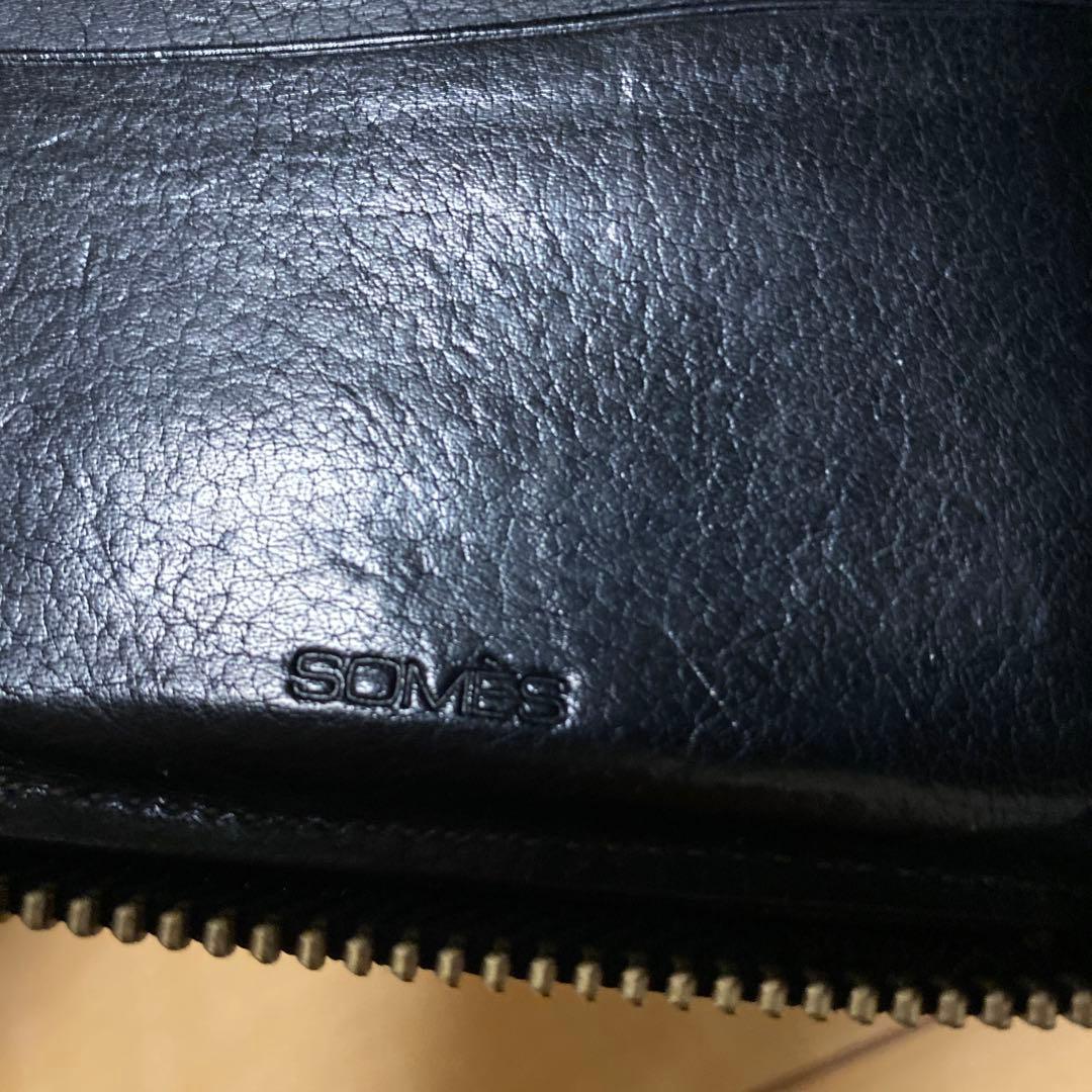 ソメスサドル　 二つ折りジップウォレット