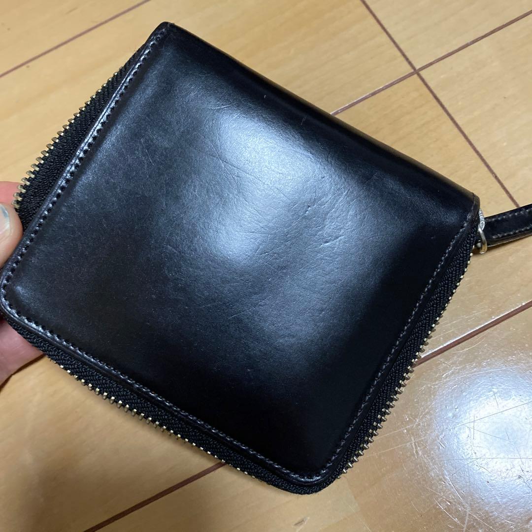 ソメスサドル　 二つ折りジップウォレット
