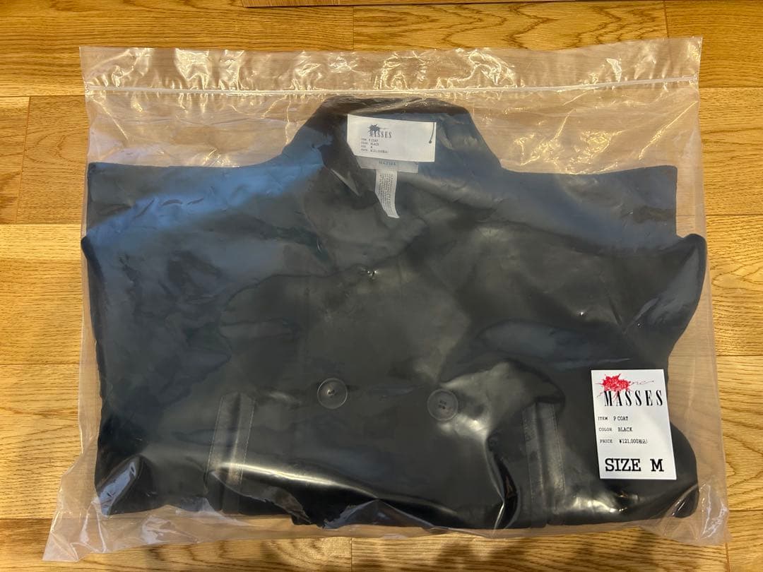 新品未使用　MASSES P-COAT Mサイズ マシス　ピーコート キムタク着