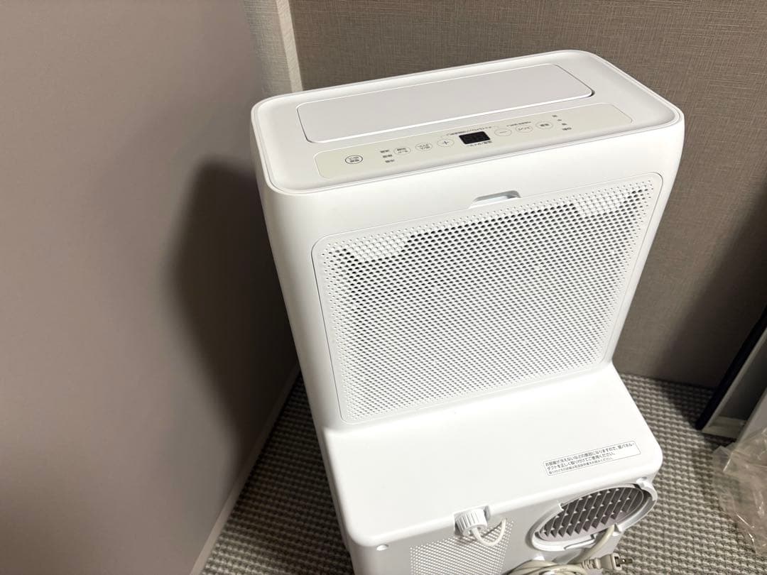 ポータブルクーラー冷専IPA-3523Gホワイト8〜12畳
