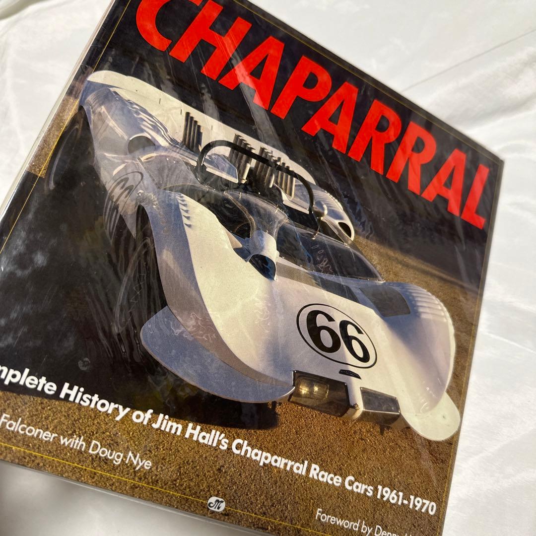 洋書　シャパラルのレーシングカー【30周年記念 写真集】カンナム F1等　豪華本