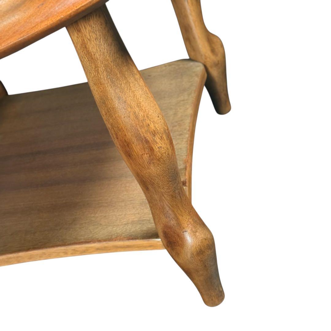 HR737 【ビンテージ】　マルニ木工　サイドテーブル　丸テーブル