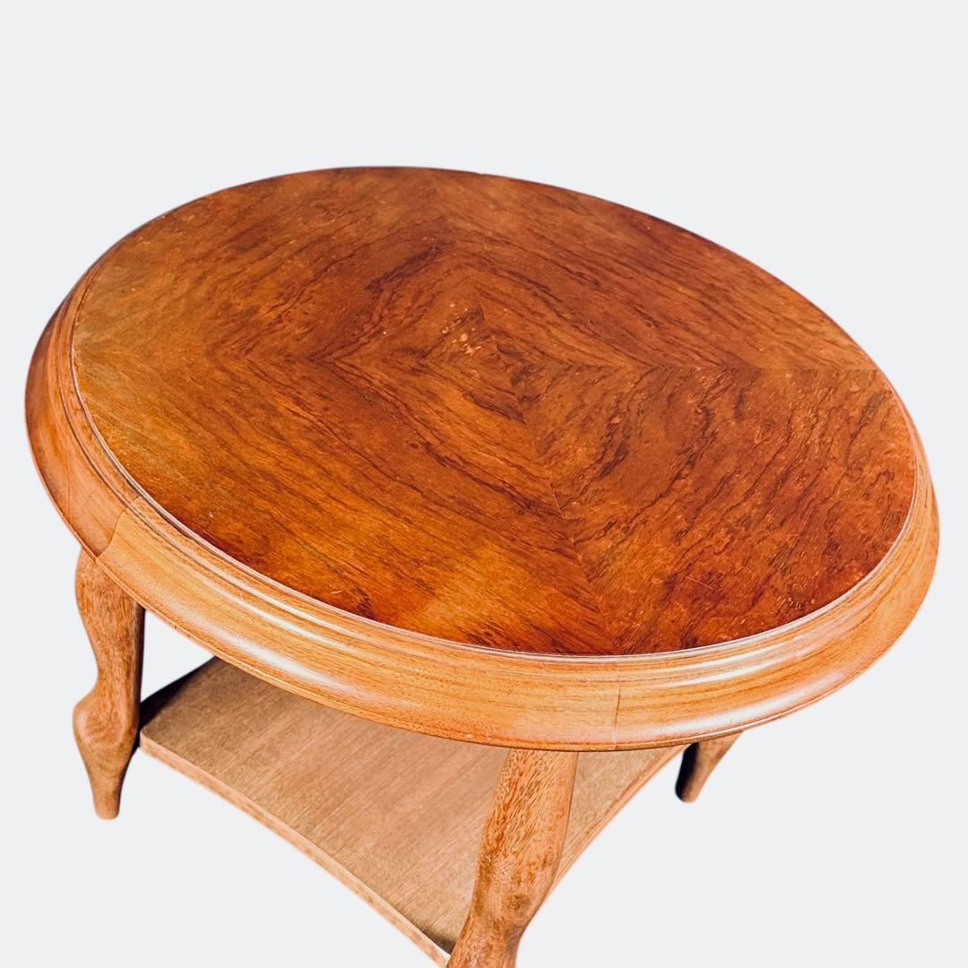 HR737 【ビンテージ】　マルニ木工　サイドテーブル　丸テーブル