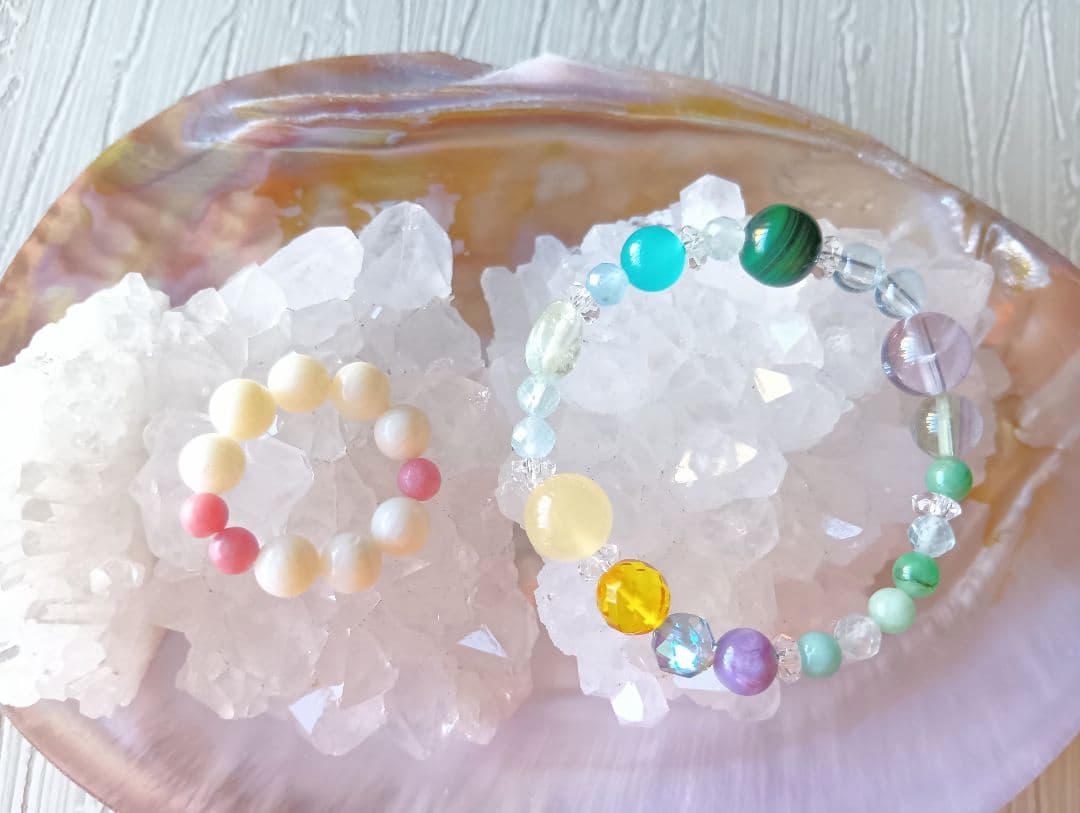 オーダーブレス 2点 +ケセラストーン 天然石 ブレスレット ヒーリング