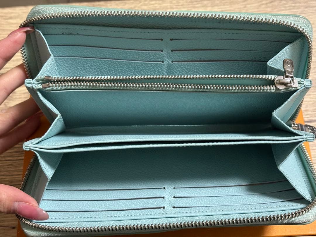 LOUIS VUITTON長財布 サマースターダスト ブルー モノグラム