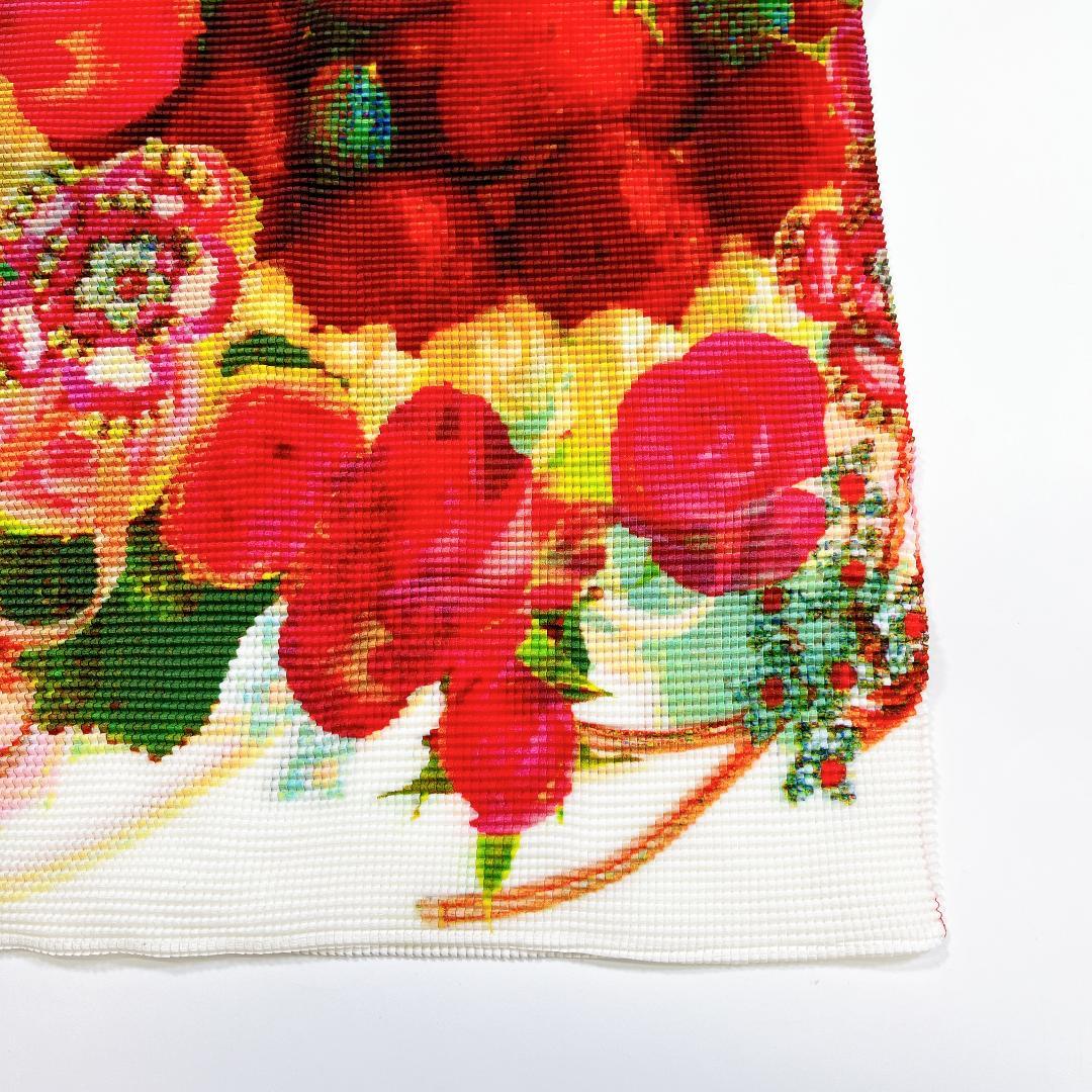 美品 me ISSEY MIYAKE いちご柄 半袖 カットソー ブラウス F