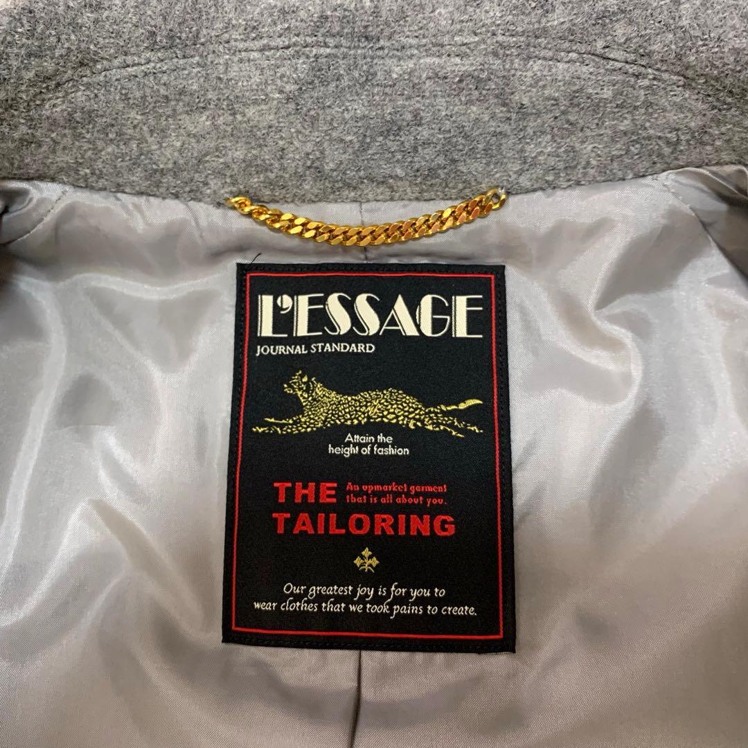 ジャーナルスタンダード レサージュ ウール 100% チェスターロング コート