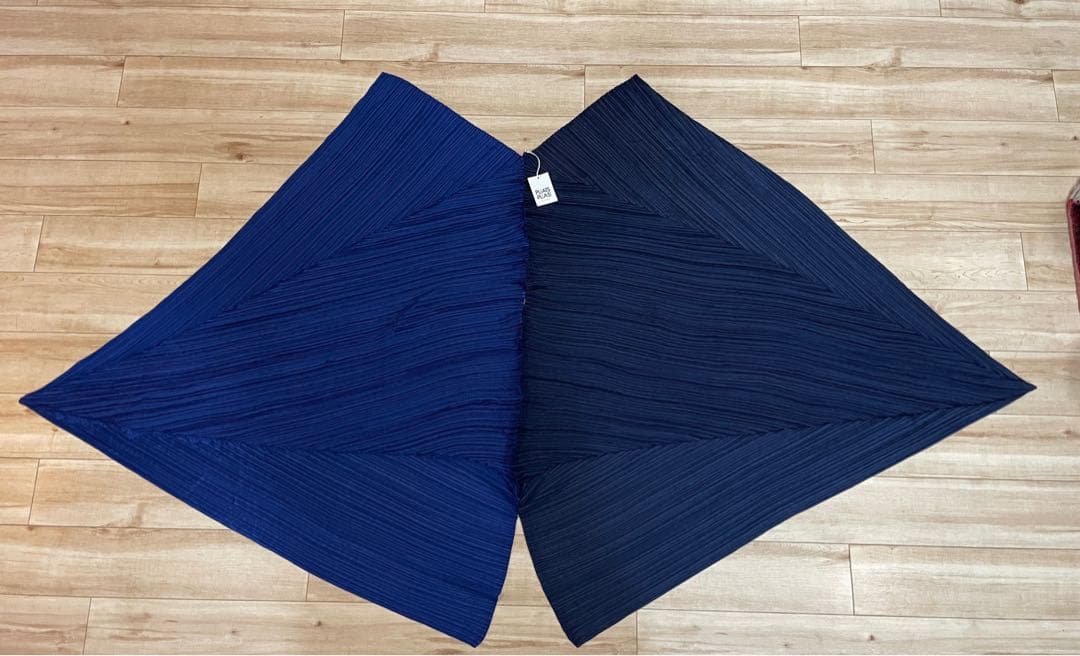 【新品未使用】PLEATS PLEASE ストール変形バイカラー