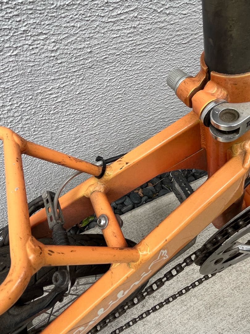 PEUGEOT 折り畳み自転車コリブリ　オレンジ(北海道、沖縄除く)