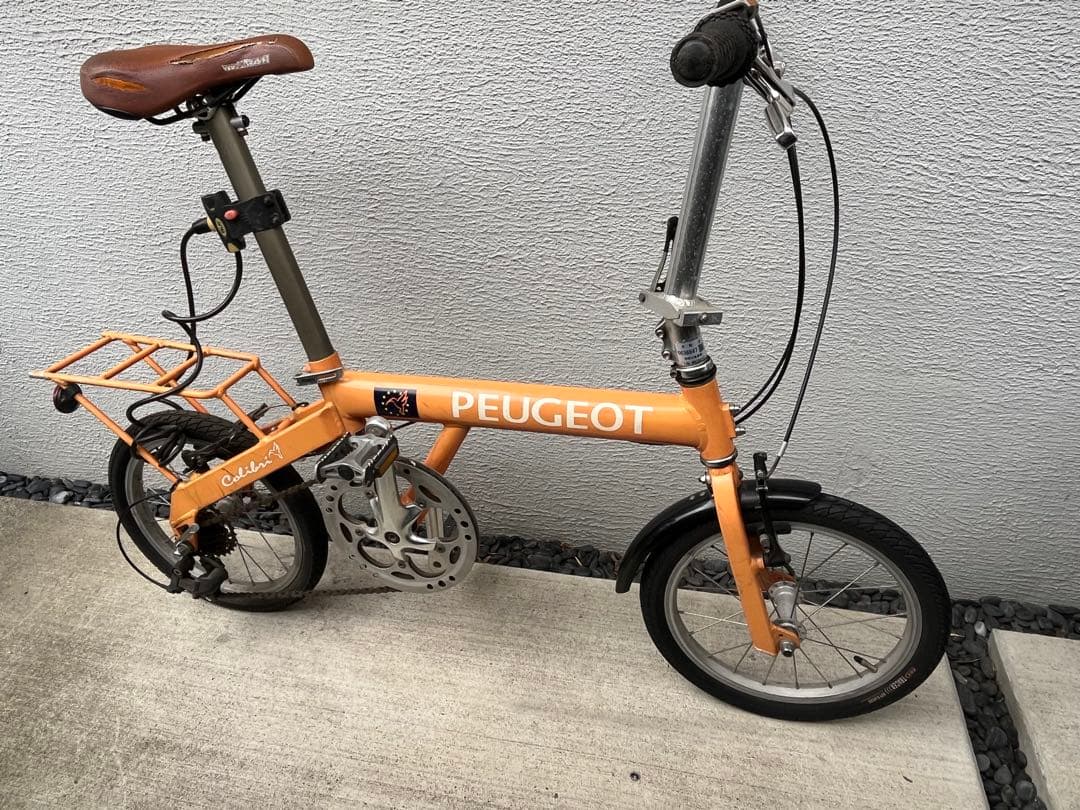 PEUGEOT 折り畳み自転車コリブリ　オレンジ(北海道、沖縄除く)