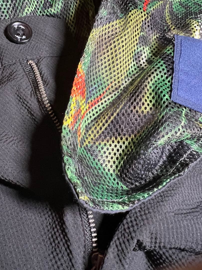 【希少52/2XL】G-stage シアサッカーパンツ 黒 蜂アイコン春夏ゴルフ