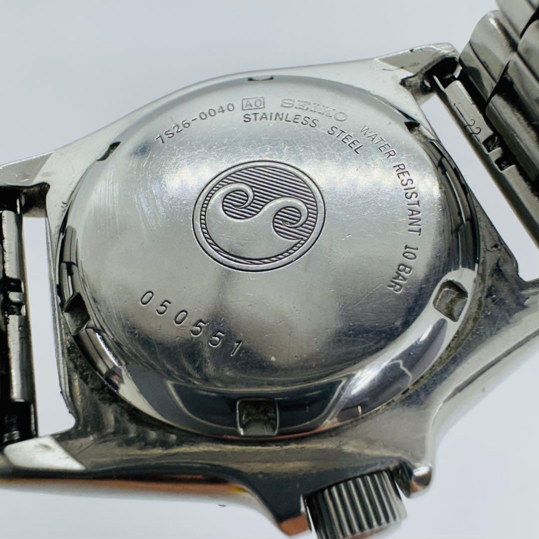 ✨セイコー✨7S26-0040✨WR 10BAR✨ダイバー✨自動巻き✨腕時計✨