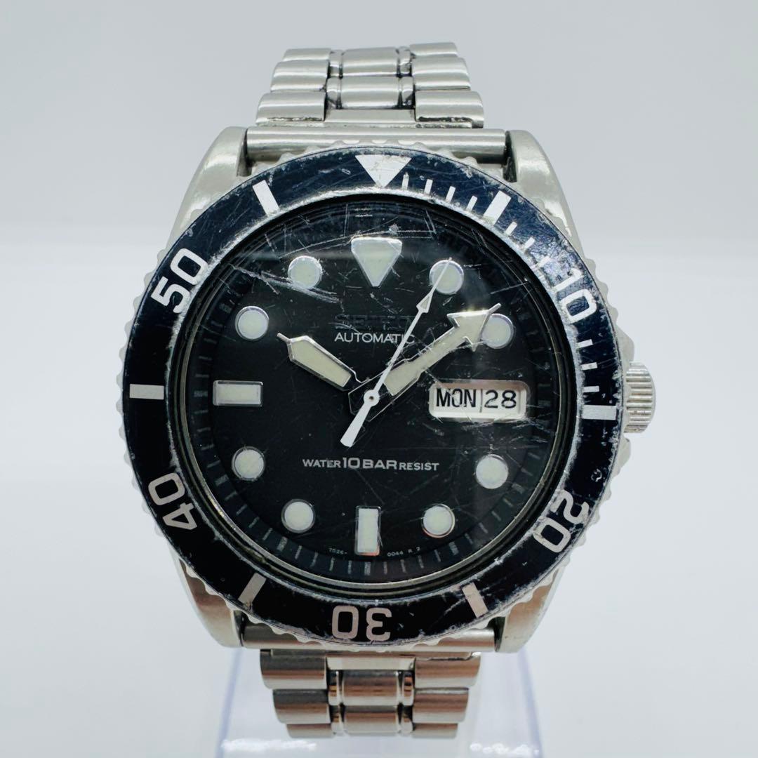 ✨セイコー✨7S26-0040✨WR 10BAR✨ダイバー✨自動巻き✨腕時計✨