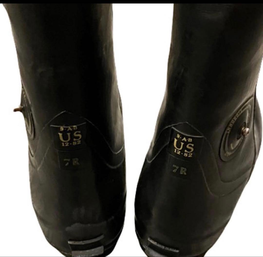 7R US NAVY ミッキーマウスブーツ バニーブーツ 米軍 アメリカ軍