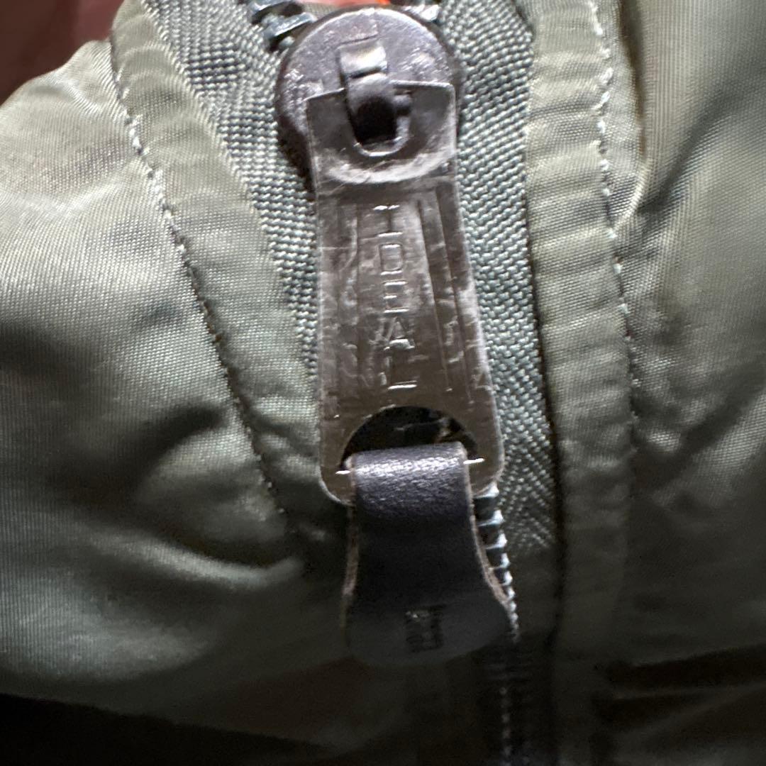 MA-1 ALPHA 80s〜90s USA製 旧タグ 3本線 短丈