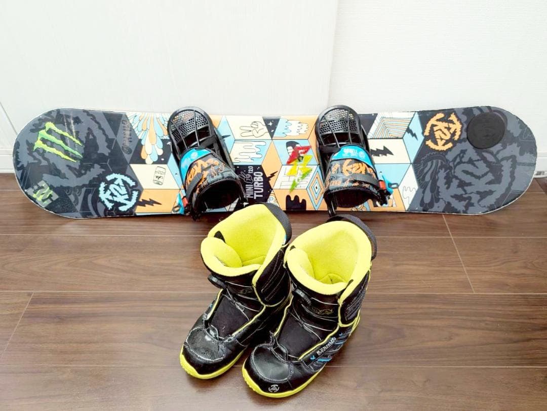 K2 スノーボード(120cm)＆ブーツ(23cm)セット♪