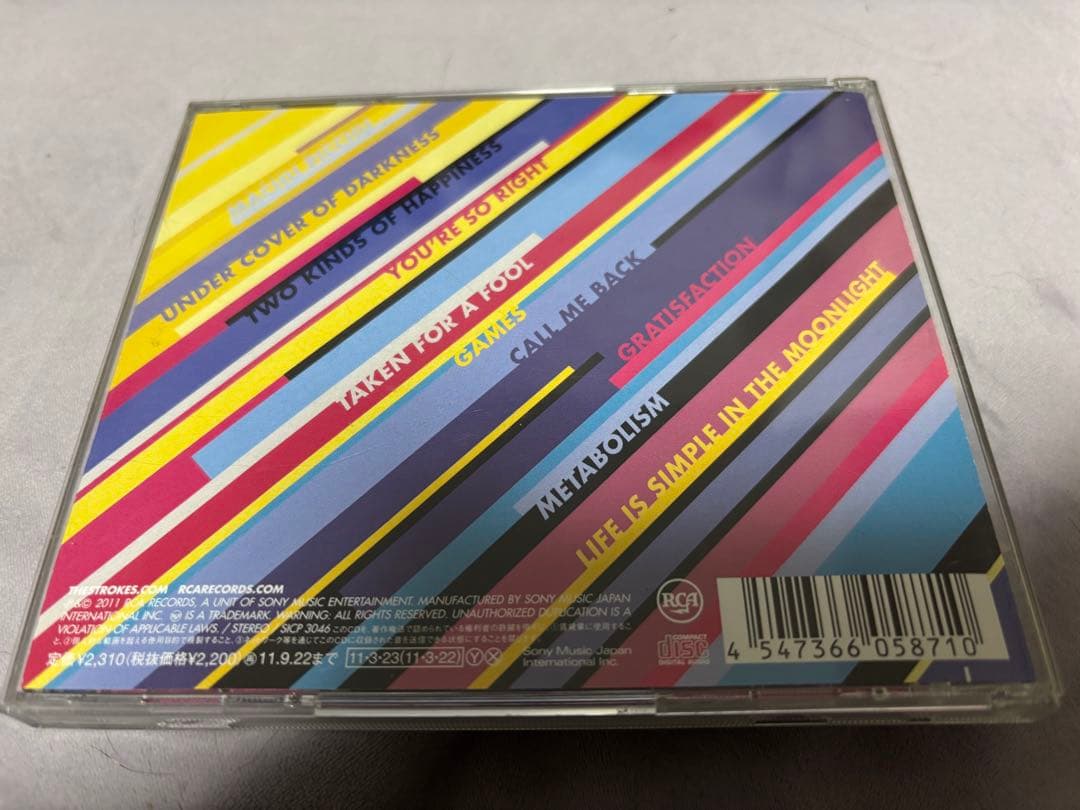 レア　ストロークス　直筆サイン　CD THE STROKES アングルズ