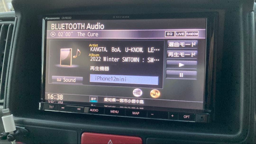 Panasonicストラーダ Bluetoothカーナビ 2DIN