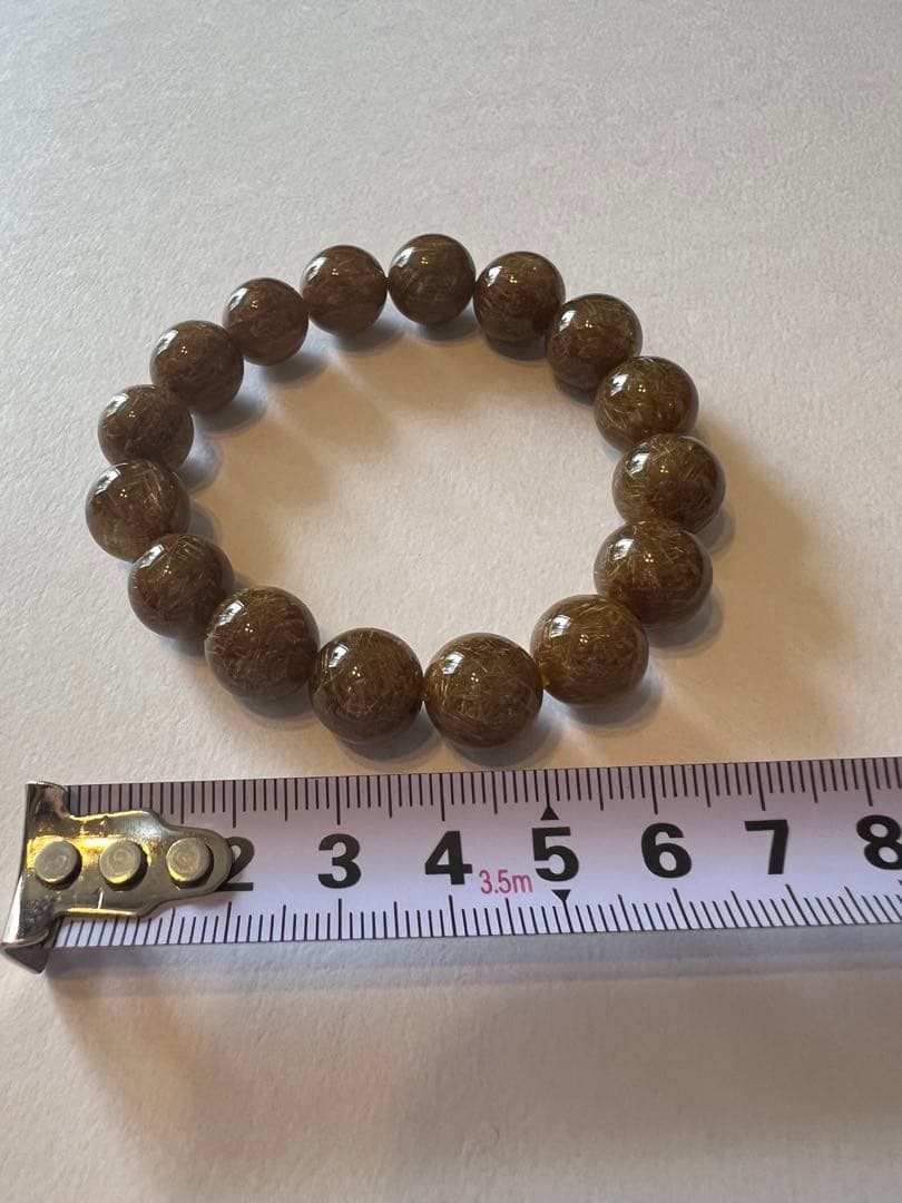値下げ中❗️天然石　ルチル　ブレスレット