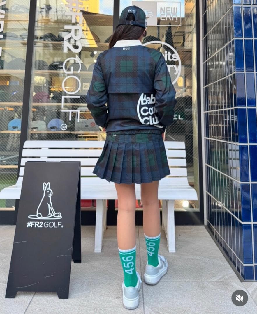 極美品 FR2GOLF ブラックウォッチカラー スニード ユニセックス