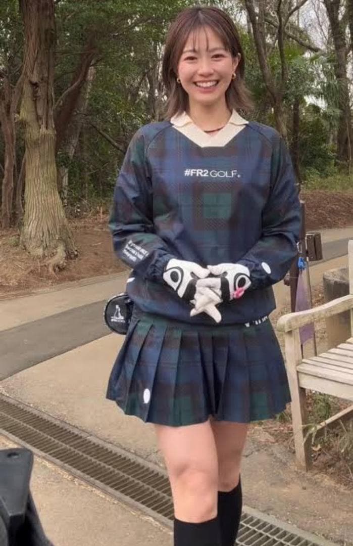 極美品 FR2GOLF ブラックウォッチカラー スニード ユニセックス