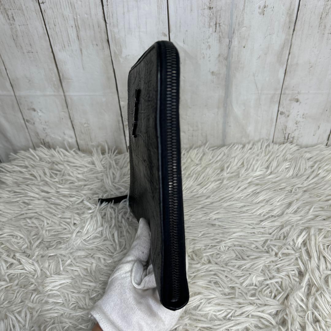 サンローラン　YSL クラッチバッグ　セカンドバッグ　レザー　ロゴ