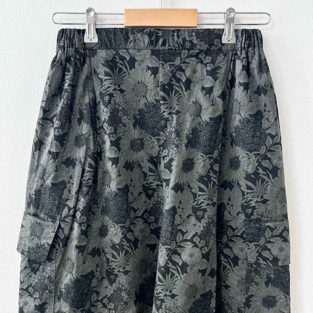 2025SS✨カレンソロジー　リバティカーゴパンツ　花柄　ブラック　グレー