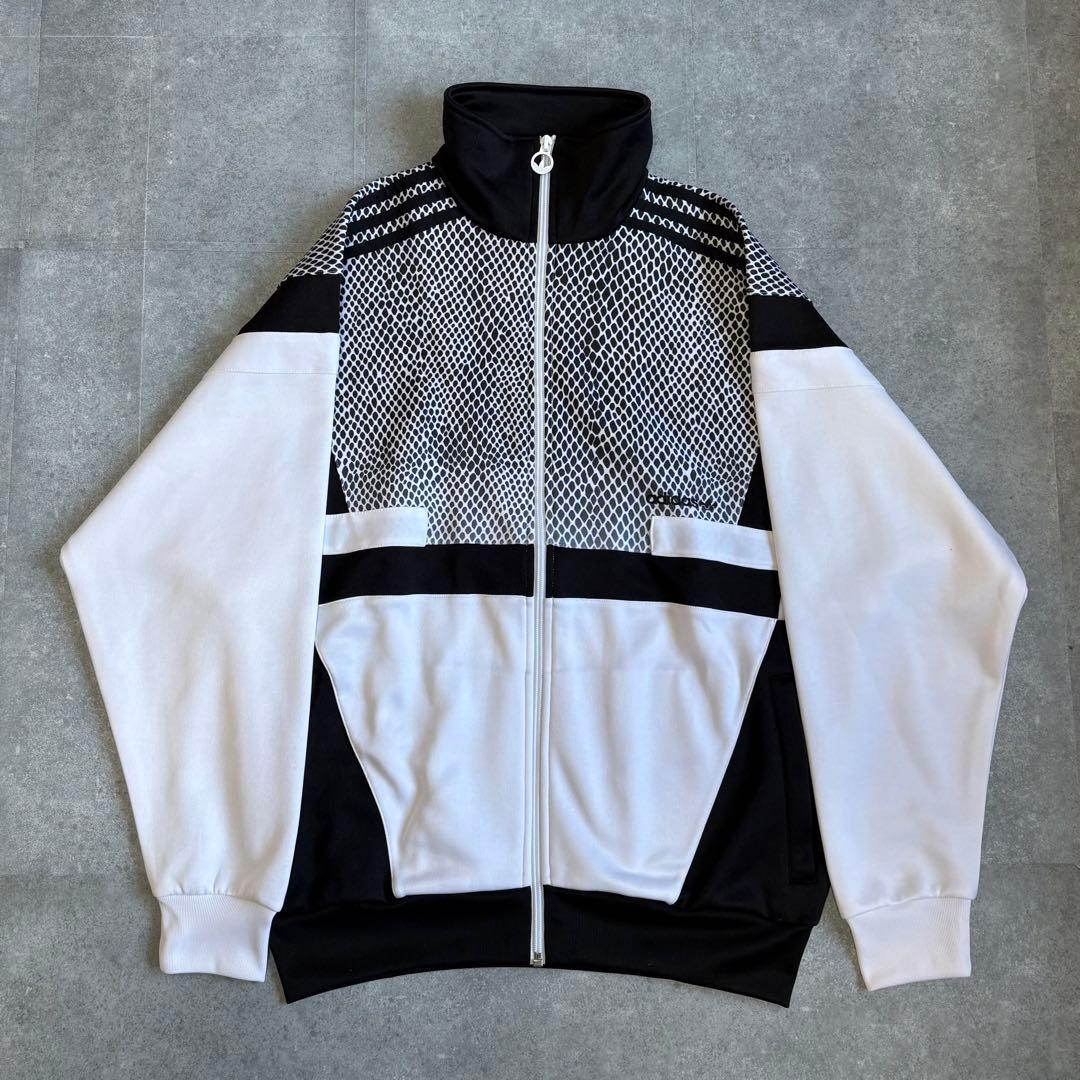 【未使用品】オールド アディダス トラックジャケット レプタイル柄 L ジャージ