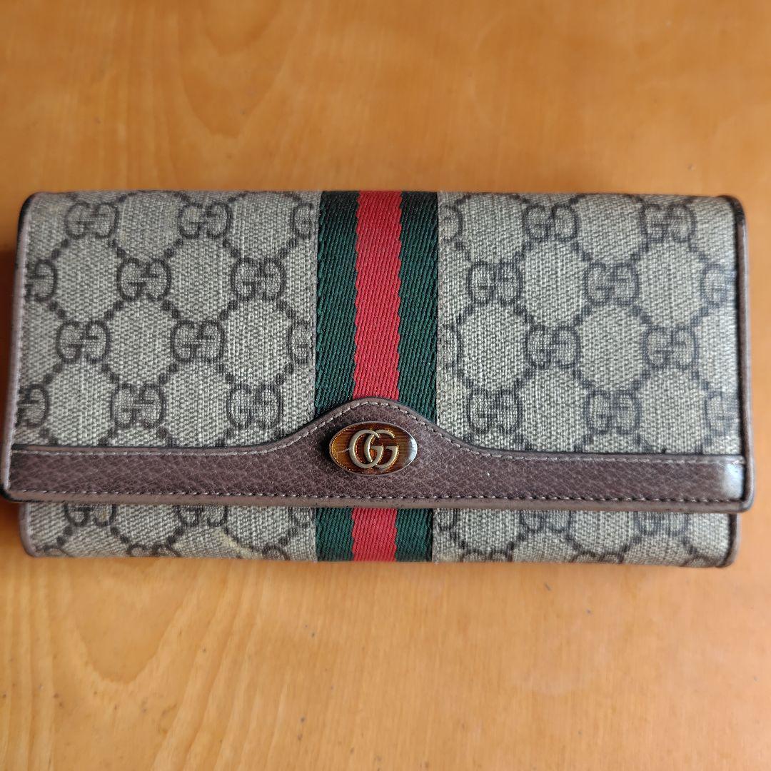 GUCCI GGキャンバス 長財布