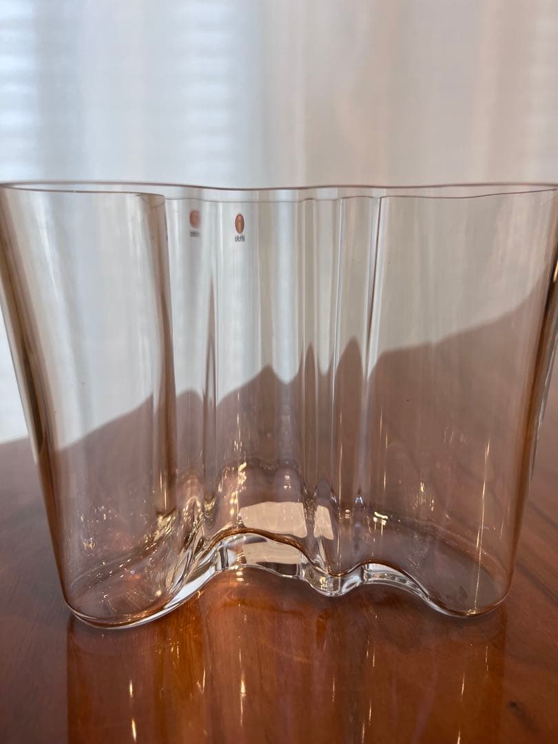  アルヴァ・アアルトコレクションベース120mm クリア 花瓶