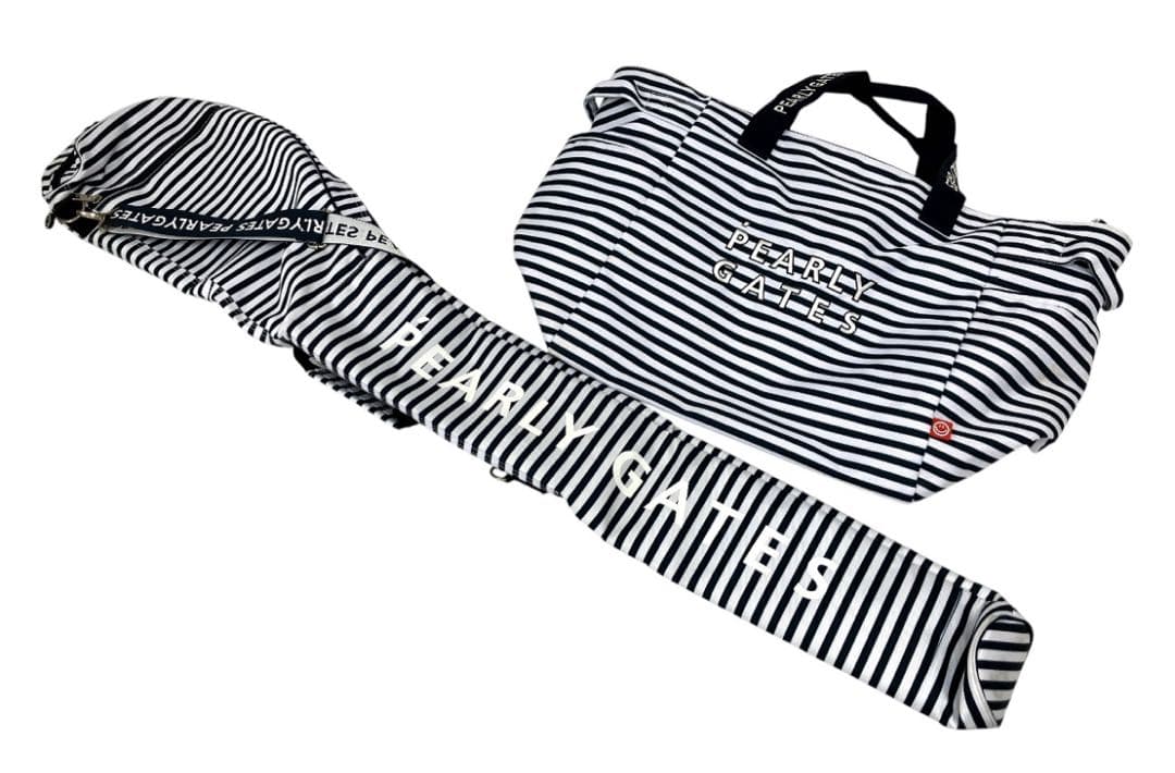 美品！パーリーゲイツPEARLY GATES ゴルフケース&ゴルフバッグ2点