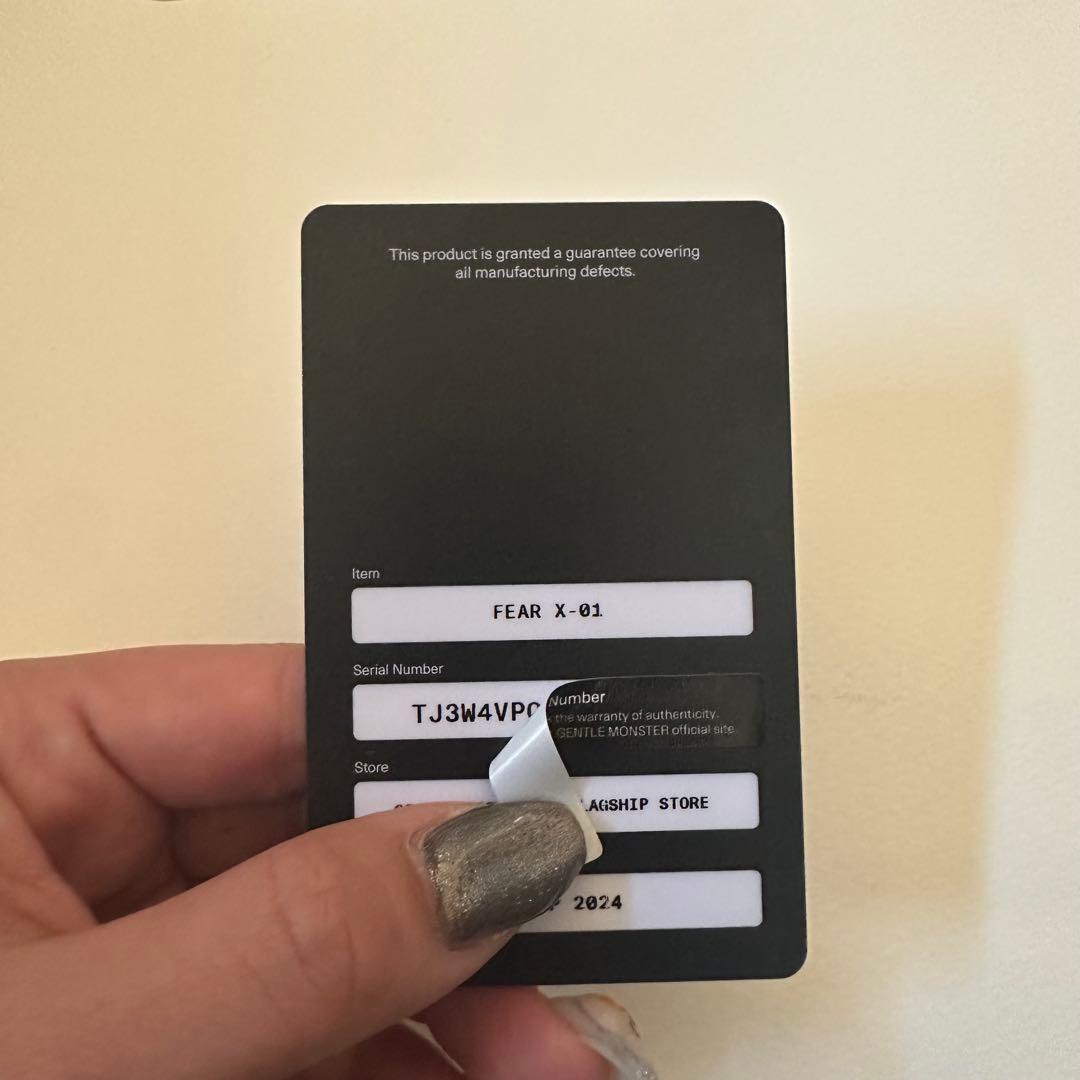 Gentle monster Fear X 01 サングラス