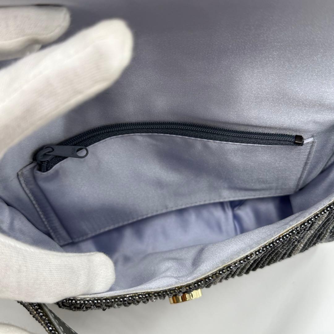 【超美品】　ロロピアーナ　ビーズバッグ　宝石装飾