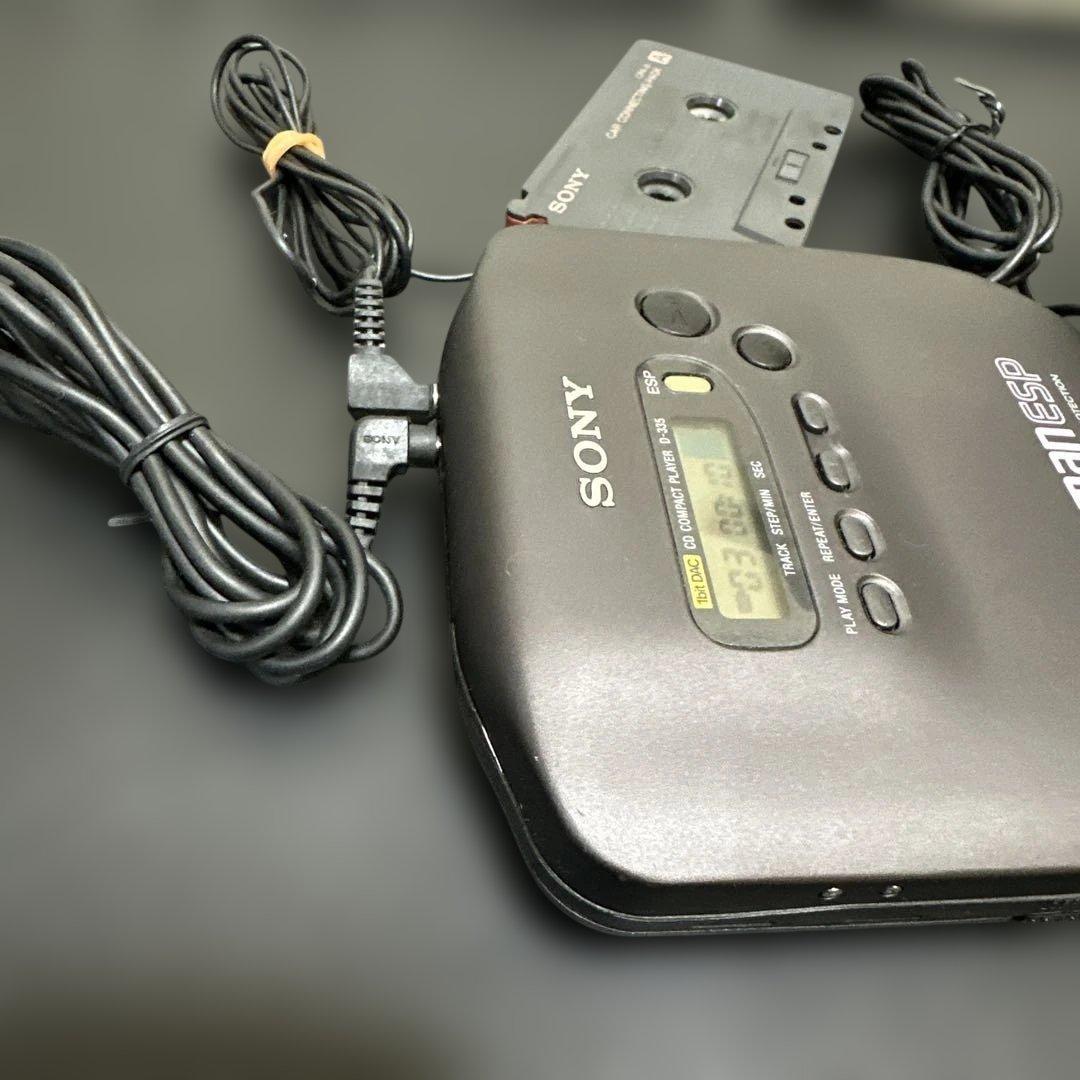 SONY Discman ESP D-335 ポータブルCDプレーヤー動作確認済