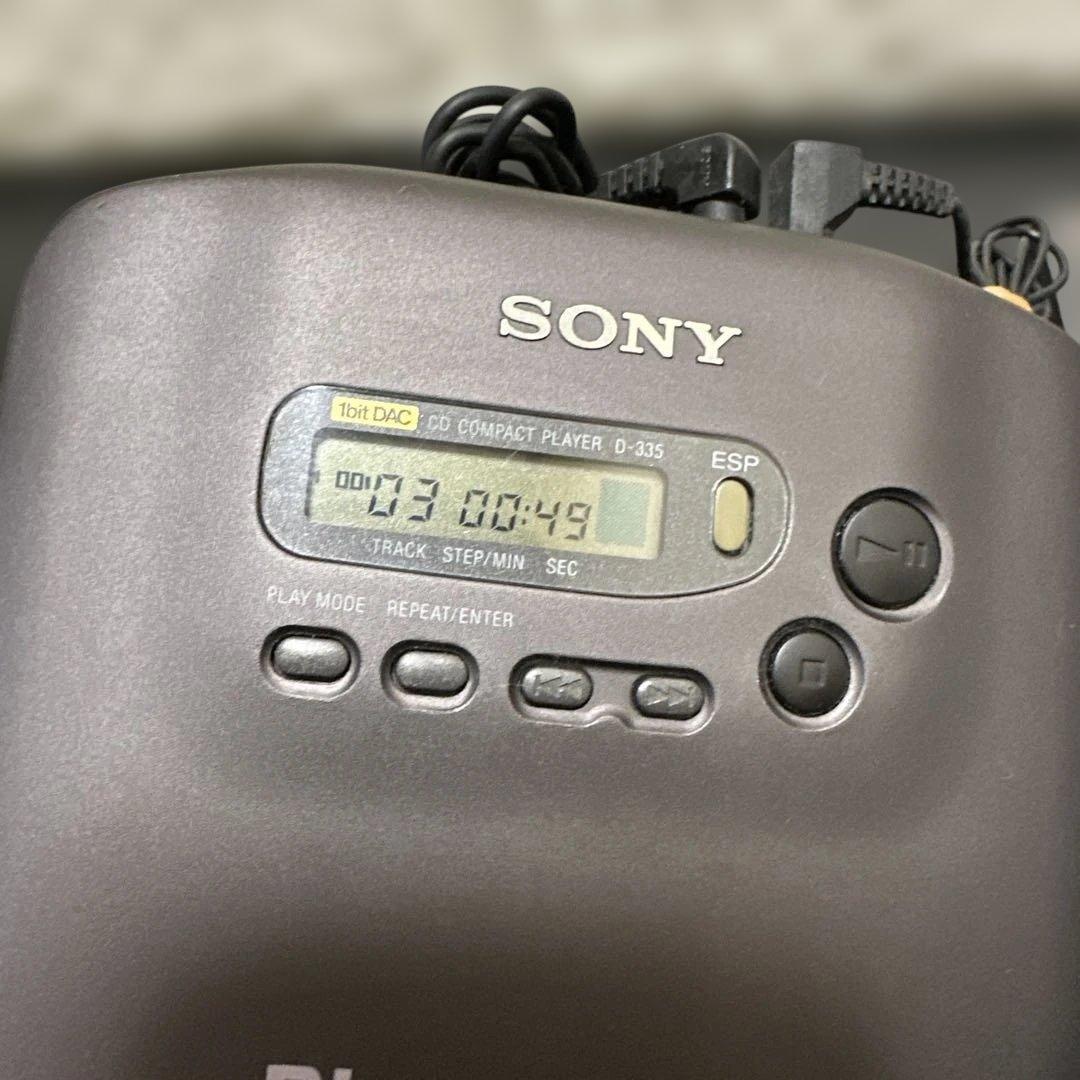 SONY Discman ESP D-335 ポータブルCDプレーヤー動作確認済