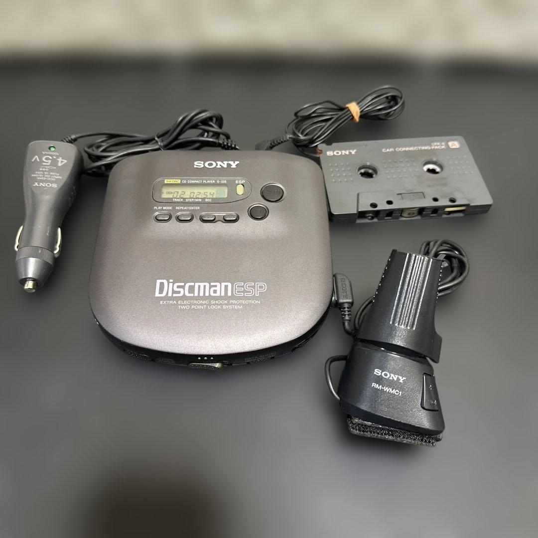 SONY Discman ESP D-335 ポータブルCDプレーヤー動作確認済