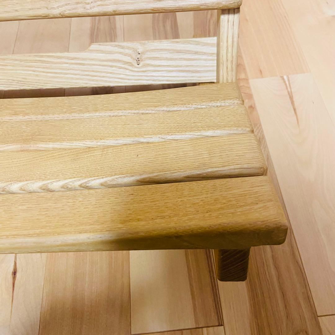 URIS あぐらチェア アウトドア木製ローチェア 2way 美品