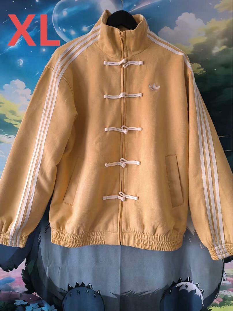 中国限定 アディダス 蛇年トラック スエード ジャケット イエロー XL