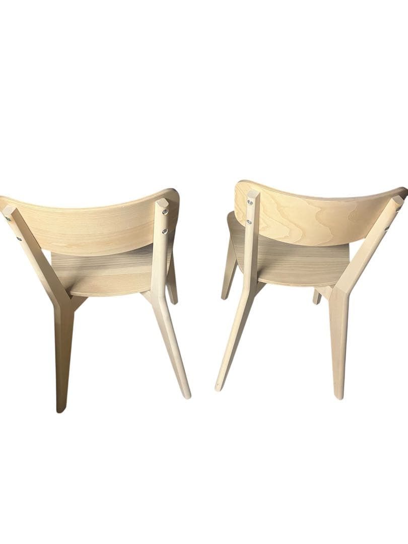 イケア　リーサボー　木製ダイニングチェア 2脚セット