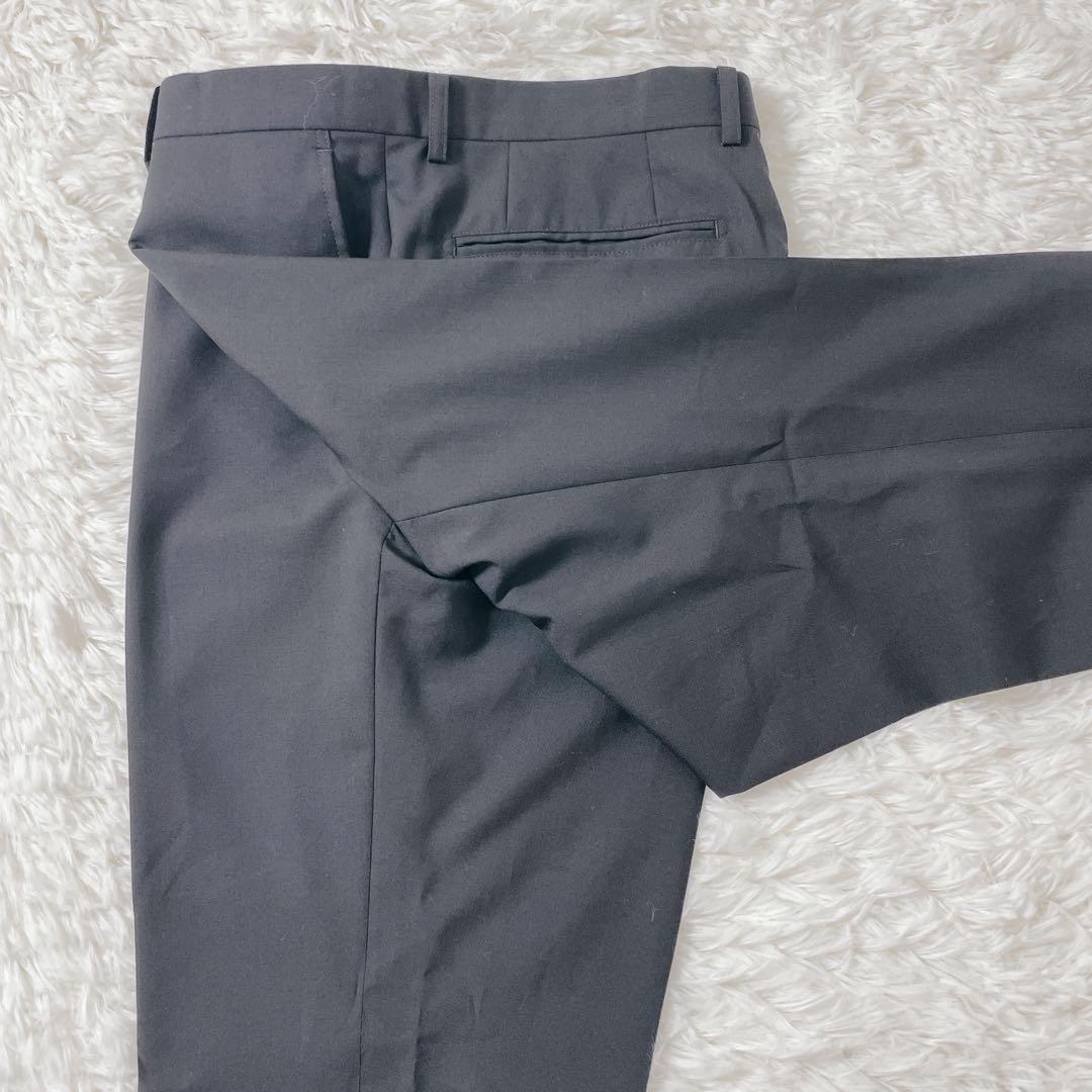 美品✨ スーツセレクト 黒タグ スリーピース AB6 黒 フォーマル 100’s