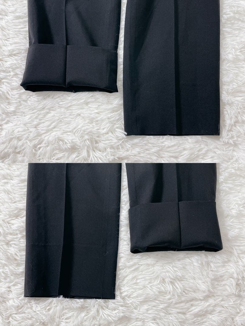 美品✨ スーツセレクト 黒タグ スリーピース AB6 黒 フォーマル 100’s