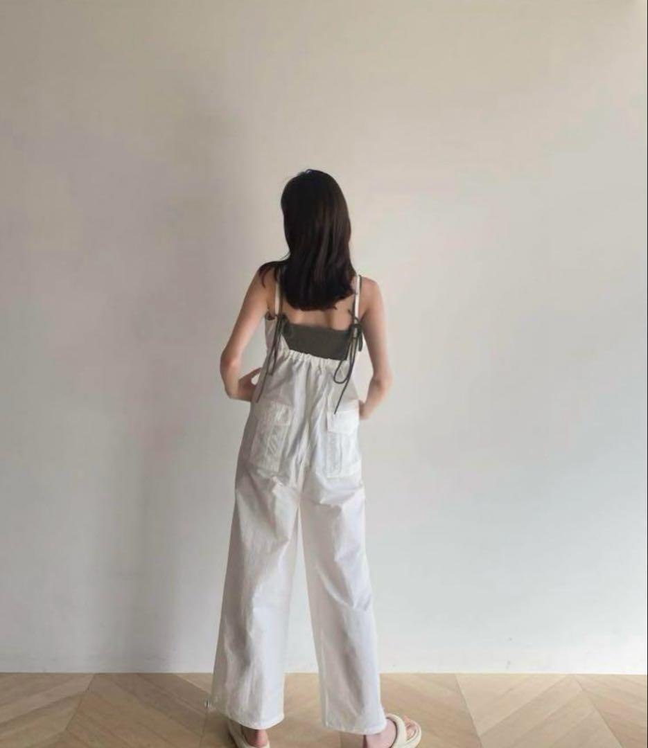 新品未使用　フロントジップワークサロペット シールームリン