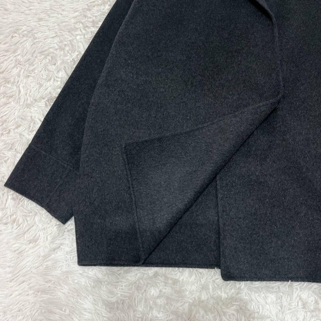 アーバンリサーチドアーズ　ウールリバーミドルガウンコート　チャコール