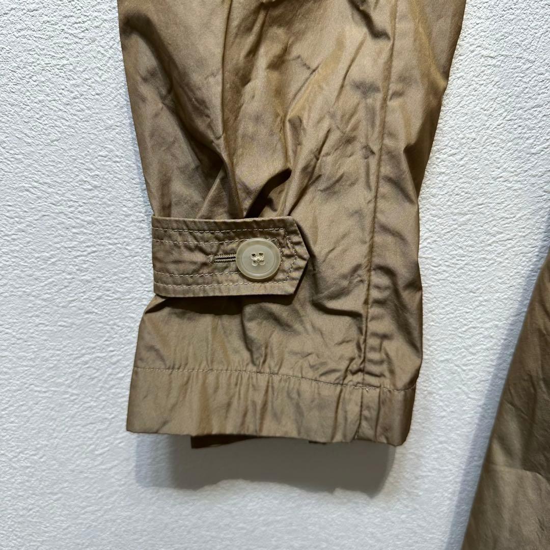 希少 JIL SANDER 上質 ナイロン デザイン トレンチコート 36