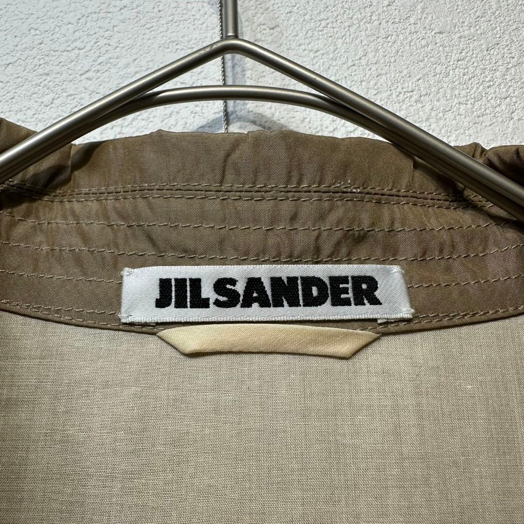 希少 JIL SANDER 上質 ナイロン デザイン トレンチコート 36